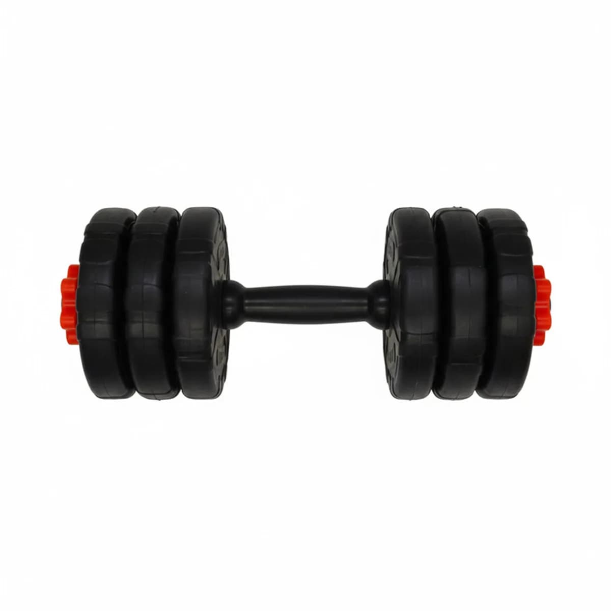 دمبل گرد قابل تنظیم وزن 6 کیلوگرم رادیس فیت مدل DVP 6-1000 one handle بسته یک عددی — نمای کنار، مشکی
