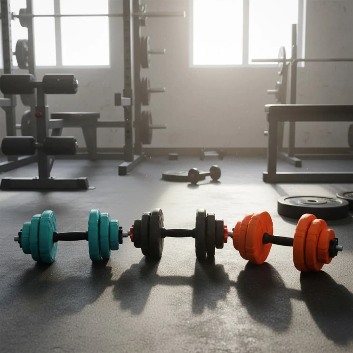 دمبل گرد قابل تنظیم وزن 6 کیلوگرم رادیس فیت مدل DVP-6Mix one handle بسته یک عددی — در باشگاه